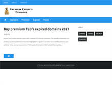 Tablet Screenshot of expireddomainup.com